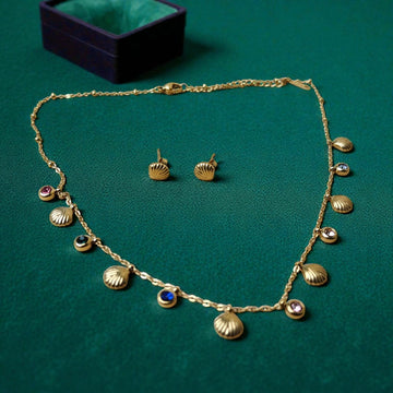 The Siren's Shore Necklace & Earring Set