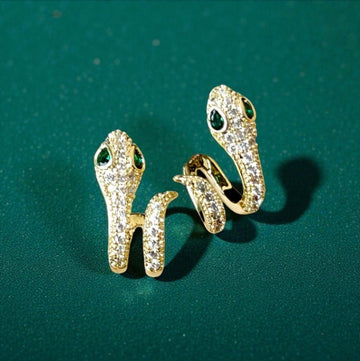 Roma Serpenti Gold Earrings (Inspired by Bvlgari Designs)