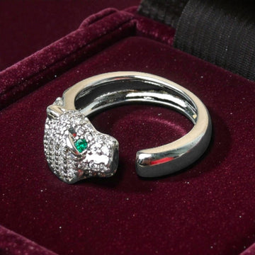 Emerald Hunter Adjustable Ring (Inspired by Bvlgari)