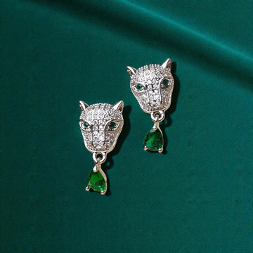 Emerald Panthera Drops (Inspired by Bvlgari Designs)
