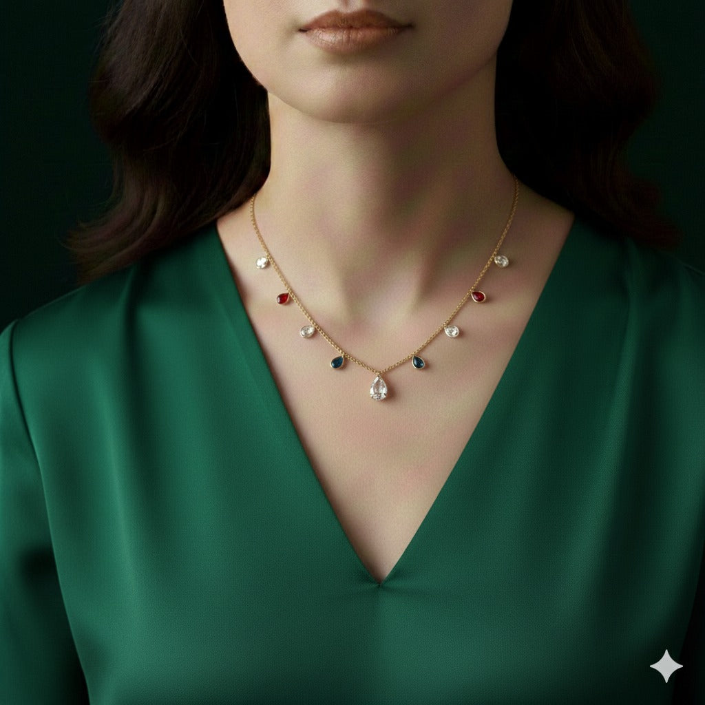 Prism Drops Necklace