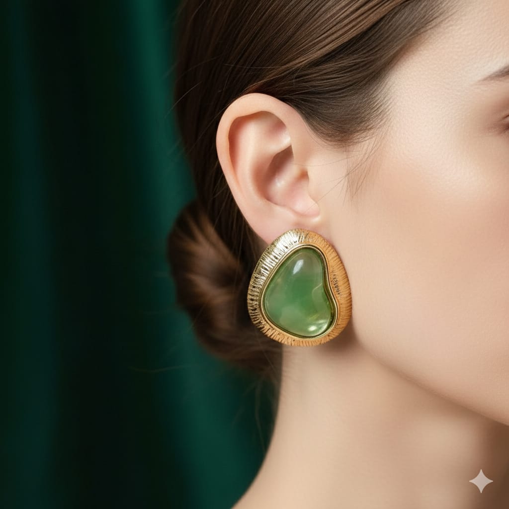 Jade Lagoon Studs